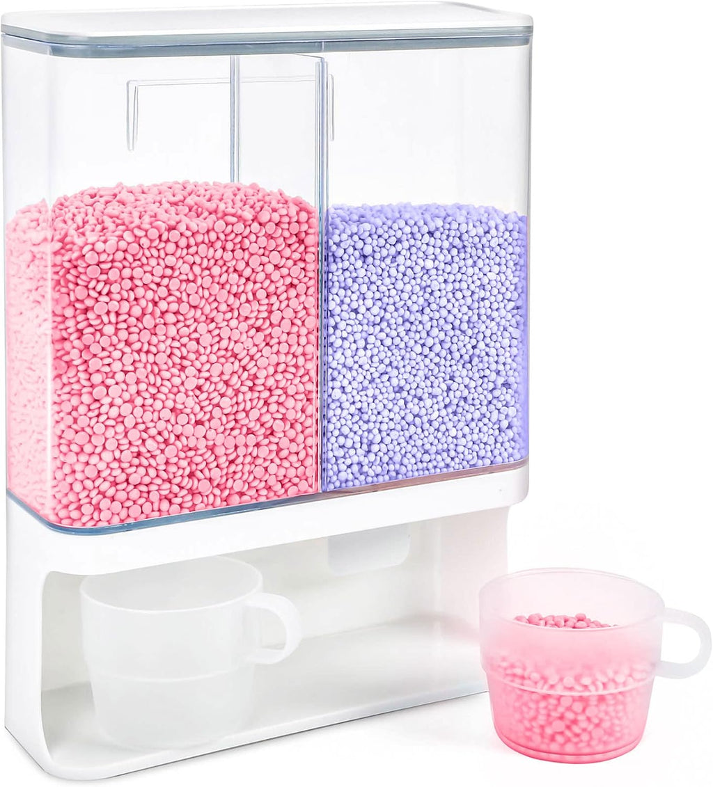 Laundry Beads Dispenser -Laundry Detergent Dispenser, Easy Access to Scented Beads, Laundry Room Organization Suitable for Laundry Beads , Laundry Powder, Rice (BPA Free )
