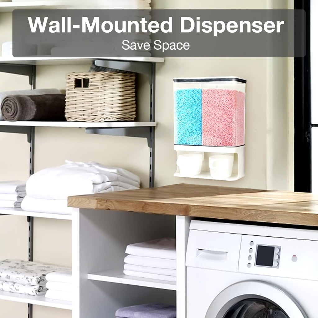 Laundry Beads Dispenser -Laundry Detergent Dispenser, Easy Access to Scented Beads, Laundry Room Organization Suitable for Laundry Beads , Laundry Powder, Rice (BPA Free )